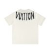 LV T-shirt Brushstroke Logo White