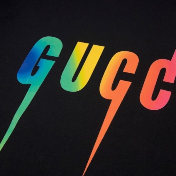 GG T-shirt Rainbow Logo Black