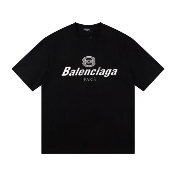 BLNCG T-shirt Paris Double Rings Logo Black