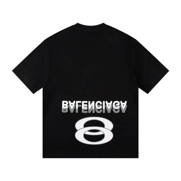 BLNCG T-shirt Paris Double Rings Logo Black