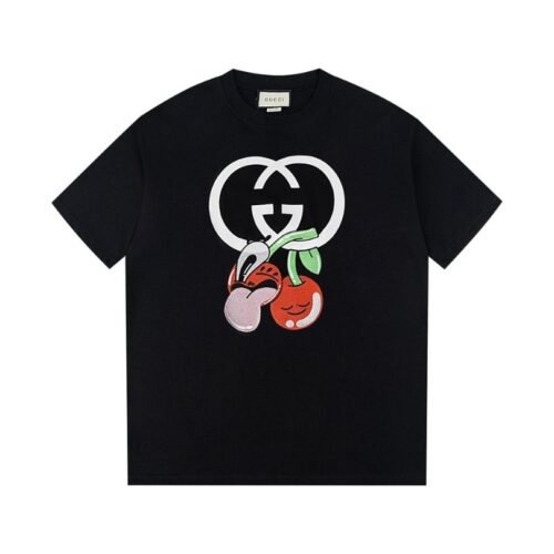 GG T-shirt Cherry Black