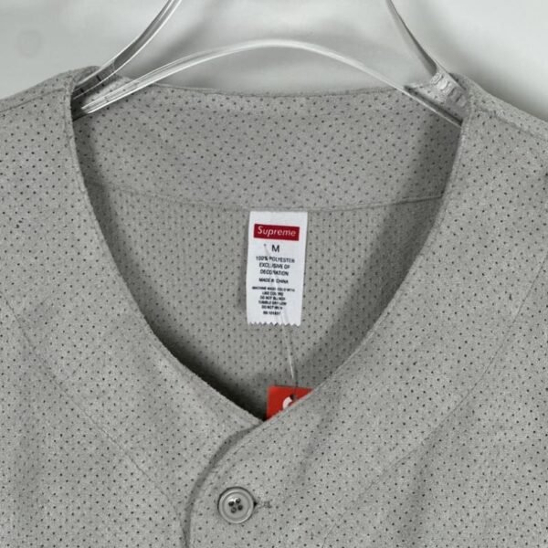 SPRM Jersey Button-Up Mesh Logo Embroidery
