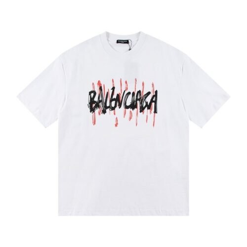 BLNCG T-shirt Graffiti Print White