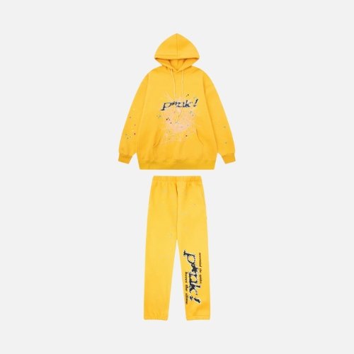 Sp5der Tracksuit Yellow