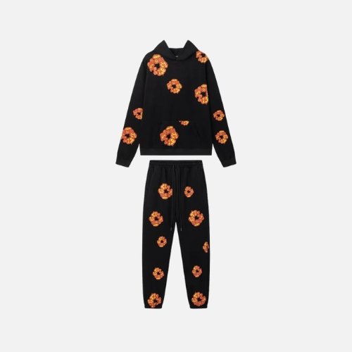 Denim Trs Orange Tracksuit