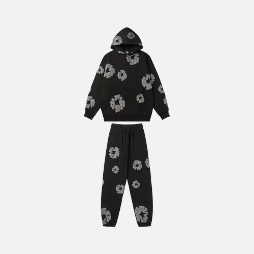 Denim Trs Black Grey Tracksuit