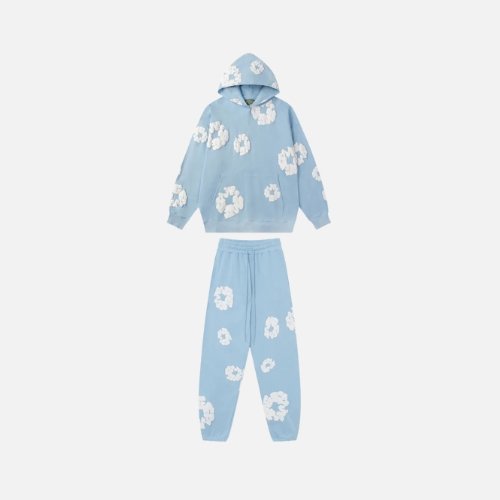 Denim Trs Baby Blue Set