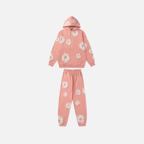 Denim Trs Pink Tracksuit