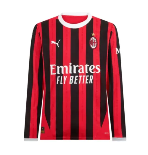 Camiseta AC Milan 24/25 1ª equipación manga larga