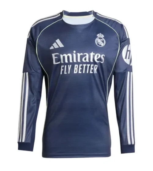 Camiseta Real Madrid 25/26 2ª equipación manga larga
