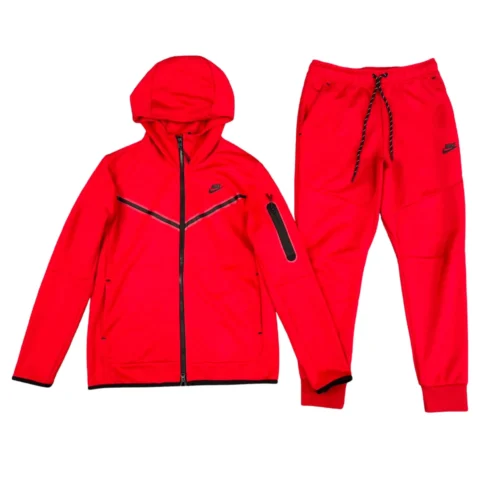 Conjunto NIKE TECH Fleece «Rojo» Algodón Real