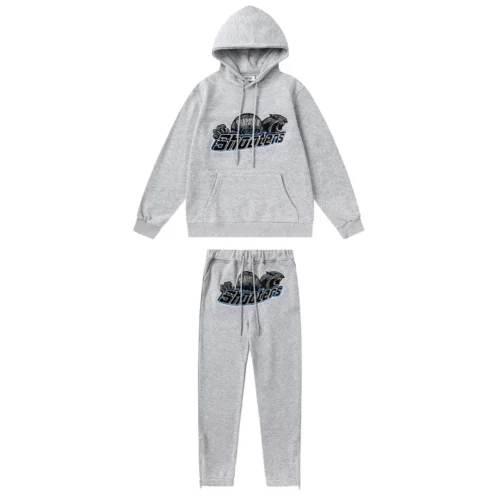 Shooters 2.0 Hooded Grey Blue Tracksuit