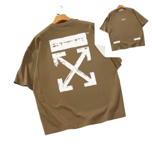 Camiseta Off-White Oversize Marrón