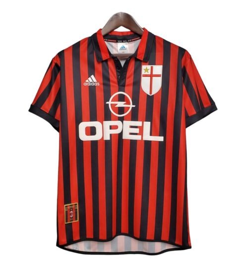 Camiseta retro AC Milan 99/00 1ª equipación