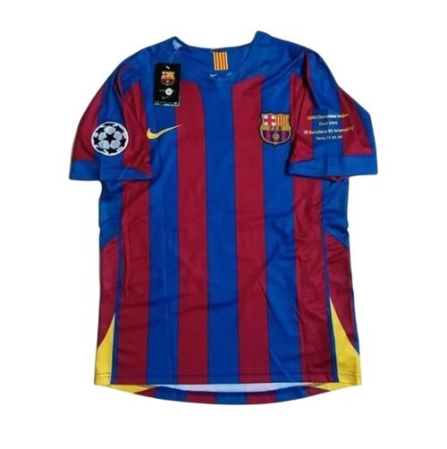 Camiseta retro FC Barcelona 05/06 1ª equipación – Edición Final Champions