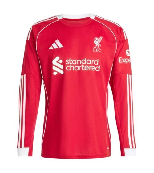 Camiseta Liverpool 25/26 1ª equipación Manga Larga