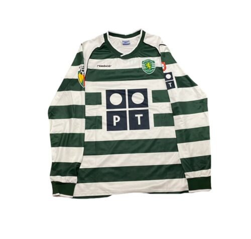 Camiseta Retro Sporting de Lisboa 02/03 manga larga