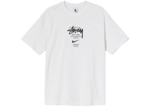 Camiseta STÜSSY x NIKE Blanca