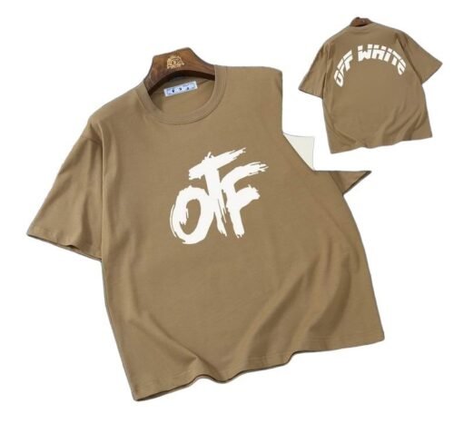 Camiseta Off-White Oversize Marrón