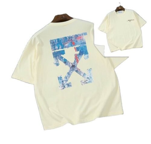 Camiseta Off-White Oversize Crema