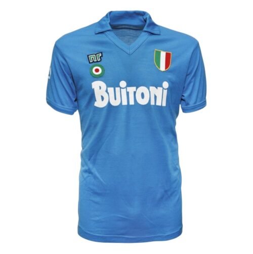 Camiseta Napoli 86/87 1ª equipación talla niño