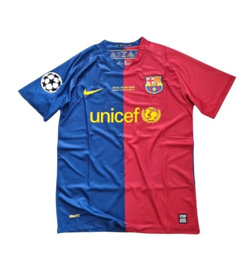 Camiseta retro FC Barcelona 08/09 1ª equipación – Edición Final Champions