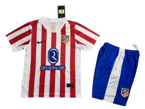 Conjunto talla de niño Atlético de Madrid 25/26 1ª equipación
