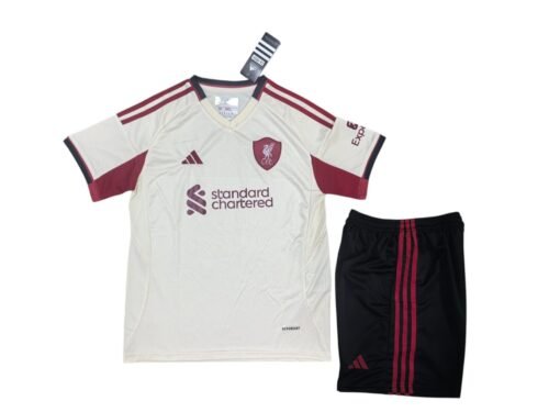 Conjunto talla de niño Liverpool 25/26 2ª equipación
