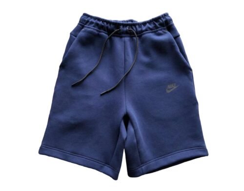 Pantalón Corto Nike Tech Fleece Azul Marino