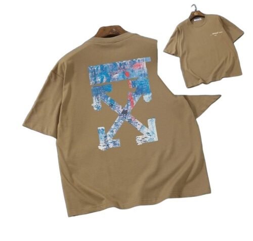 Camiseta Off-White Oversize Marrón