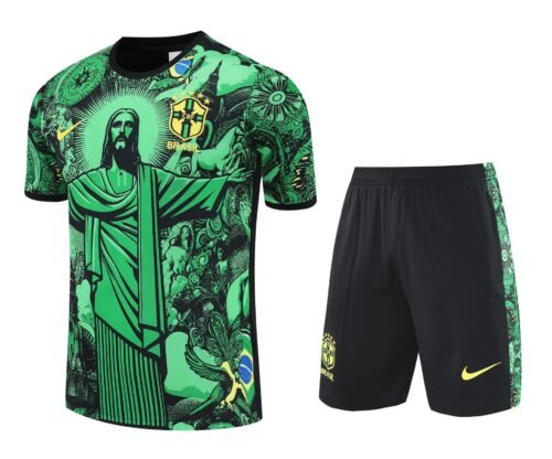 Conjunto de calentamiento Brasil Rio de Janeiro verde