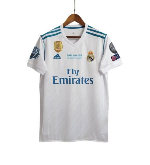 Camiseta Retro Real Madrid 17/18 1ª Equipación – Edición Final Champions League