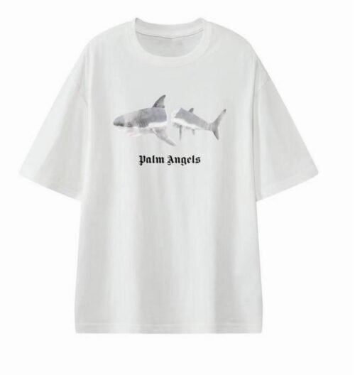 Camiseta Palm Angels Blanca SHARK