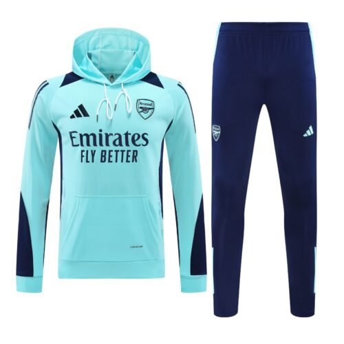Conjunto manga larga Arsenal azul claro