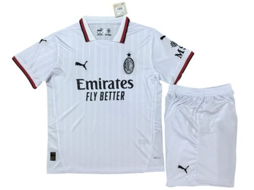 Conjunto talla de niño AC Milan 24/25 2ª equipación