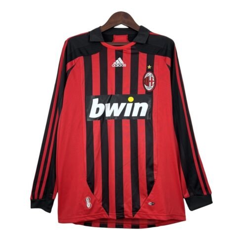 Camiseta retro AC Milan 07/08 1ª equipación manga larga
