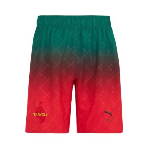 Pantalón Corto AC Milan x OFF-WHITE Rojo