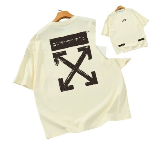 Camiseta Off-White Oversize Crema