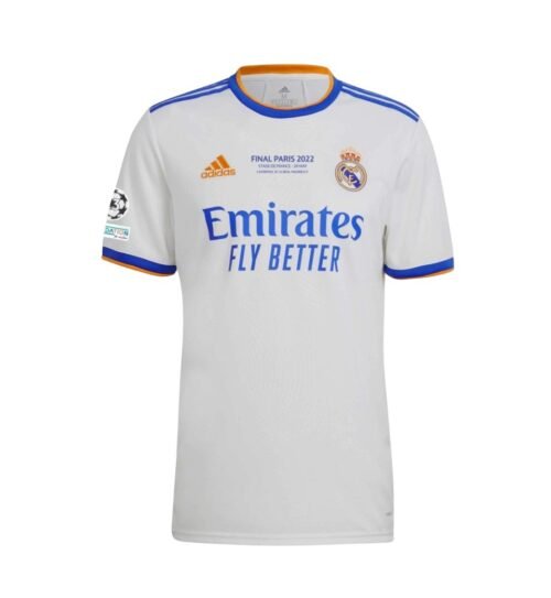Camiseta Retro Real Madrid 21/22 1ª Equipación – Edición Final Champions League