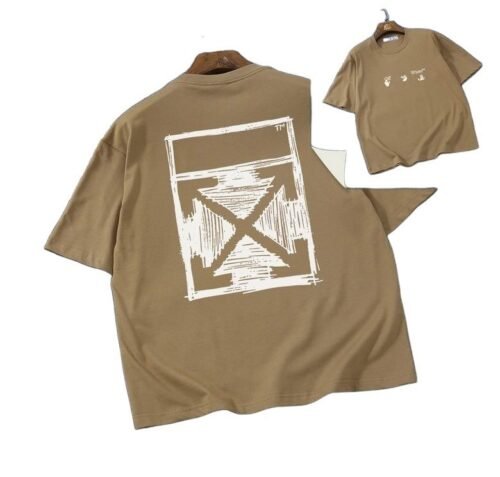 Camiseta Off-White Oversize Marrón