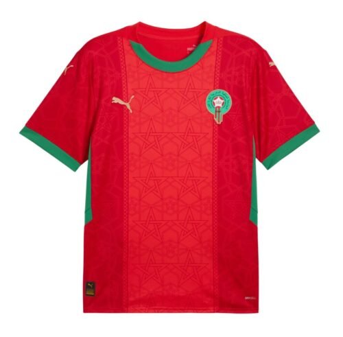 Camiseta Marruecos 1ª equipación 2025 talla niño