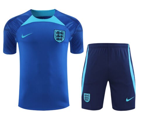 Conjunto de calentamiento Inglaterra azul