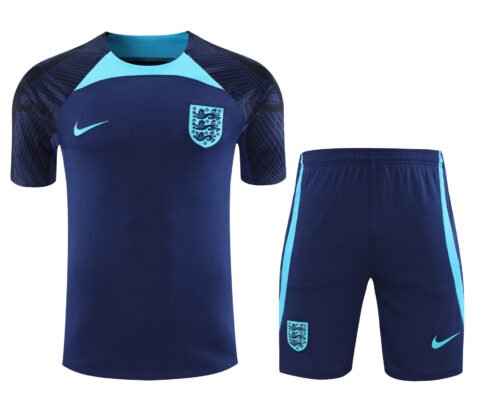 Conjunto de calentamiento Inglaterra azul oscuro