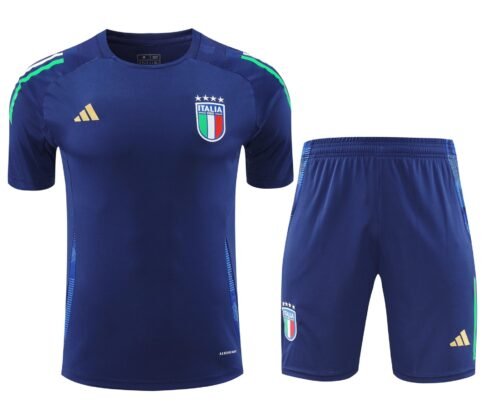 Conjunto de calentamiento Italia azul oscuro