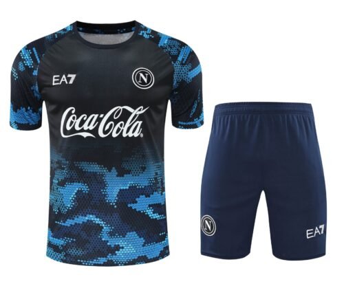 Conjunto de calentamiento Napoli camuflaje azul