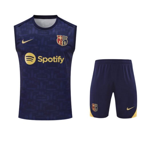 Conjunto tirantes FC Barcelona azul oscuro