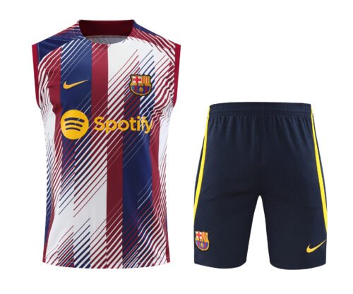 Conjunto tirantes FC Barcelona azul blanco y rojo