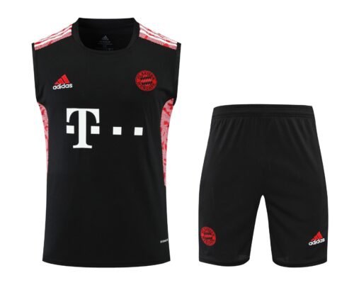 Conjunto tirantes Bayern Múnich negro y rojo