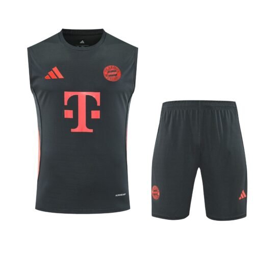 Conjunto tirantes Bayern Múnich negro y rojo