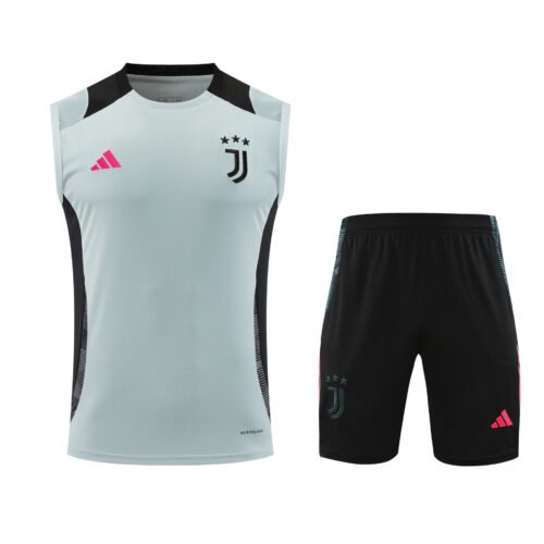 Conjunto tirantes Juventus gris claro